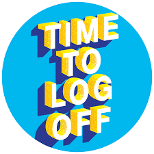 itstimeto log off logo